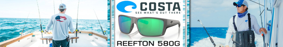 Costa Reefton Pro 580G (Matte Gray/Green Mirror 580G)