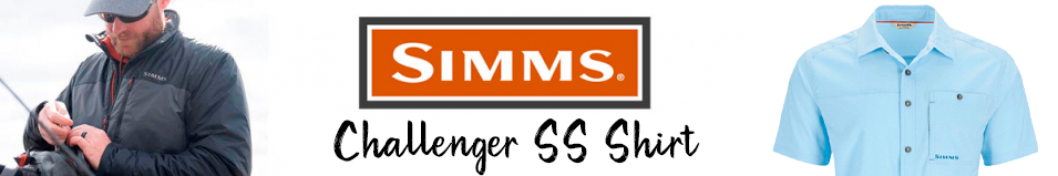 Simms Challenger SS Shirt, Sky
