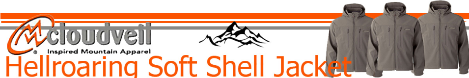 Cloudveil Hellroaring Soft Shell Jacket Black ink