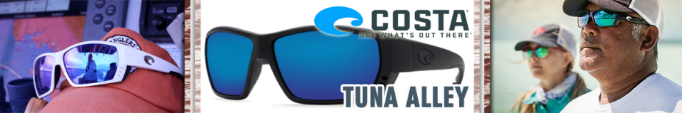 Costa Tuna Alley 580 P Blackout/Blue Mirror