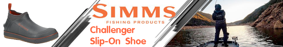 Simms Challenger Slip-On Shoe, Slate