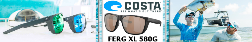 Costa Ferg XL 580G Matte Black/Cooper Silver Mirrow 580G