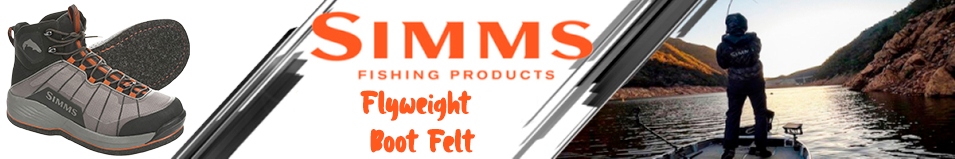 Simms Flyweight Boot - Felt, Steel Grey (14156-016)