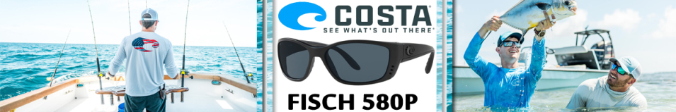 Costa Fisch 580 P Blackout/Gray