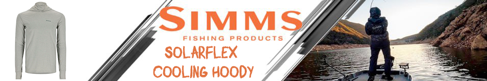 Simms SolarFlex Cooling Hoody, Cinder