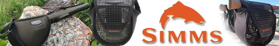 Simms Mesh Reel Pouch, Black