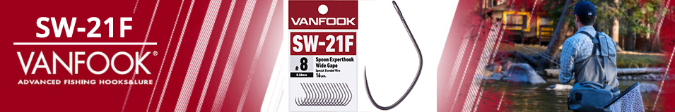 Vanfook SW-21F Spoon Experthook Wide Gape