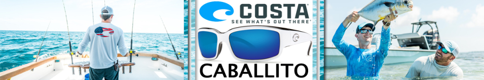 Costa Caballito 580 P White/Black/Blue Mirror