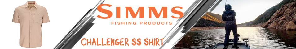 Simms Challenger SS Shirt, Stone