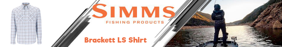 Simms Brackett LS Shirt, Bimini Plaid
