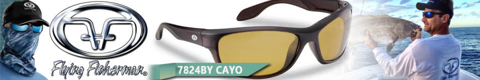 Flying Fisherman 7824BY Cayo Matte Bronze Yellow-Amber