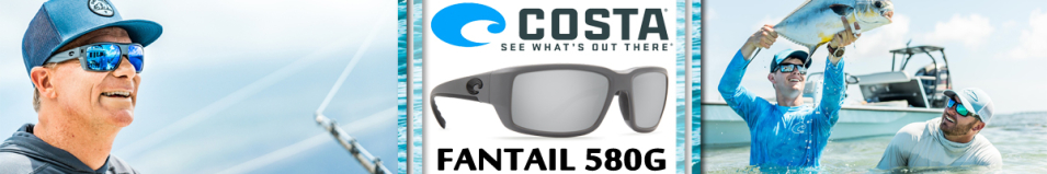 Costa Fantail 580 GLS Matte Gray/Gray Silver Mirror 580 G