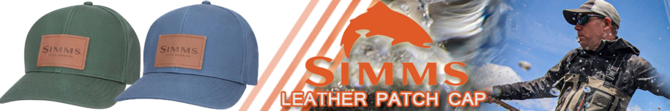 Simms Leather Patch Cap, Foliage