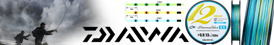 Daiwa UVF Emeraldas Sensor 12Braid EX+Si [10m x 3colors] 150m