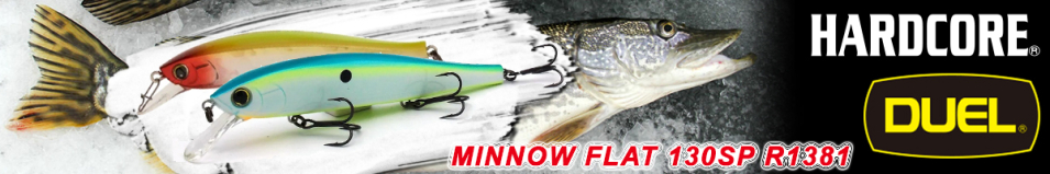 Duel Hardcore Minnow Flat 130SP R1381