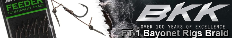 BKK Feeder Tournament, FT-1 Bayonet Rigs Braid с поводком