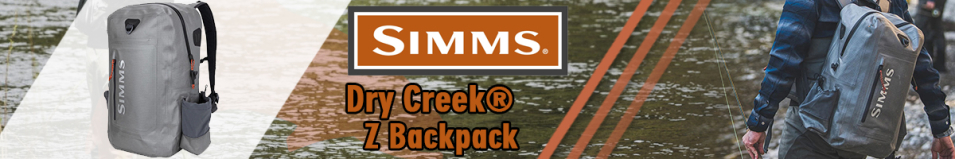 Simms Dry Creek Z Backpack, Steel, 25L