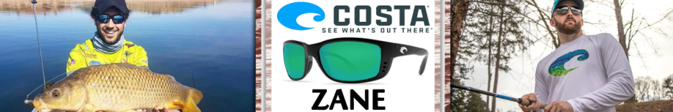 Costa Zane 580 P Black/Green Mirror