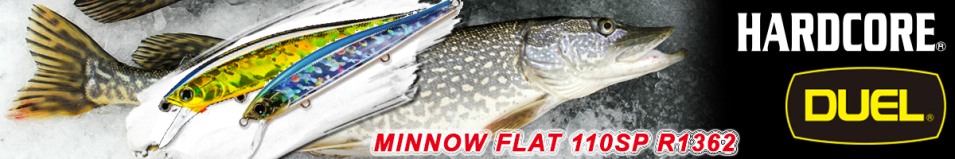 Duel Hardcore Minnow Flat 110SP R1362