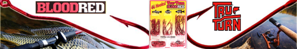 Tru-Turn Original Cam-Action Hook blood red