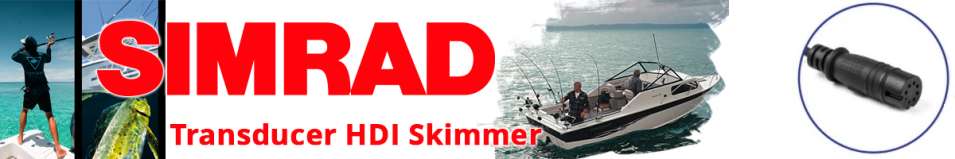 Simrad Transducer HDI Skimmer XDCR 50/200 455/800KHZ for Hook Reveal