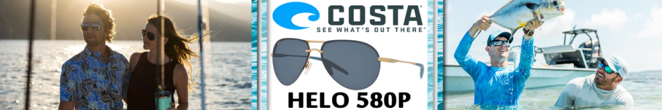 Costa Helo 580P Matte Champagne+Deep Blue/Gray 580P