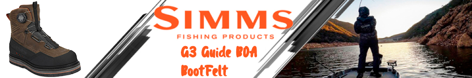 Simms G3 Guide BOA Boot - Felt, Hickory