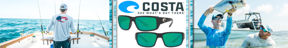 Costa Fantail 580G Mt.Black/Green Mirror