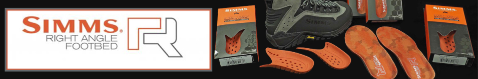 Simms Right Angle Plus Footbed, Simms Orange