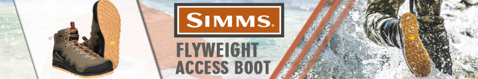 Simms Flyweight Access Boot - Vibram, Dark Stone