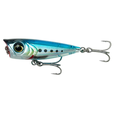 Воблер Savage Gear 3D Minnow Popper 43 Floating цв. Ghost Sardine (64074)
