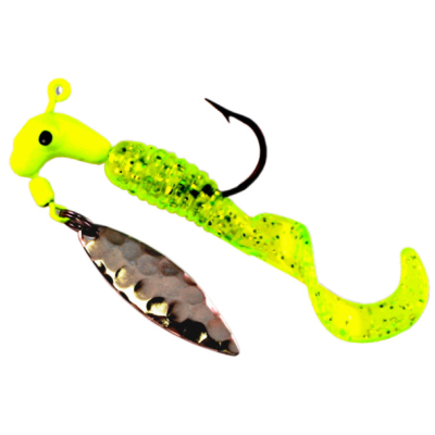 Джиг-спиннер Road Runner PRO Curly-Tail Series вес 1/4 oz,крючок#1/0, 2шт B2-1654-012