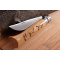 Нож складной Opinel №8 VRI Animalia Chamois (серна) (нержавеющая сталь, рукоять дуб)