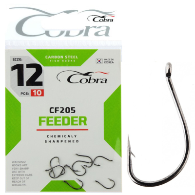 Крючки Cobra FEEDER сер. CF205 разм.012 10шт.