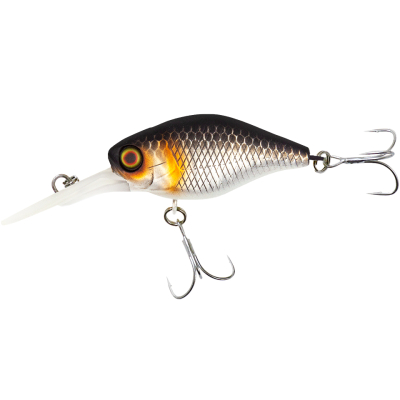 Воблер Jackall Diving Chubby 38 Silent цв. uv mat silver & black