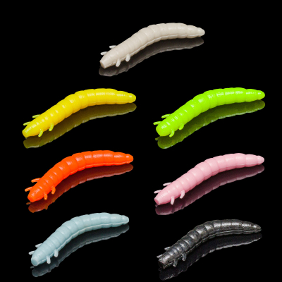 Силиконовая приманка Soorex Pro King Worm 55mm цв. #108 Mix1 Cheese 7pcs