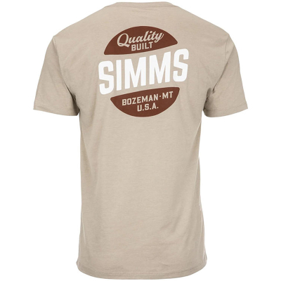 Футболка Simms Quality Built Pocket T-Shirt, Khaki Heather, XL