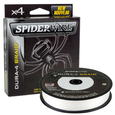 Леска плетеная Spiderwire Dura 4 Translucent 300m ESD4T-DURA4 0.10mm/9.1KG-20Lb (1450440)