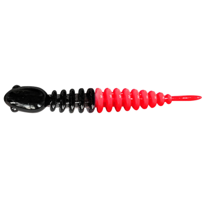 Силиконовая приманка Trout Bait Chub 50 Сыр цв. 19 (Black-Red)