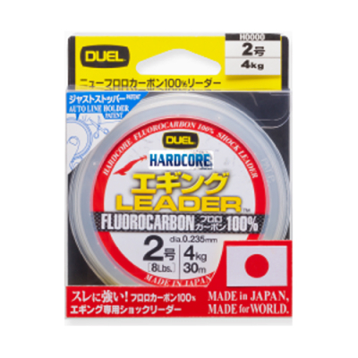 Леска Duel Hardcore Leader Fluorocarbon 100% 30Yds 6Lbs (0.205mm)