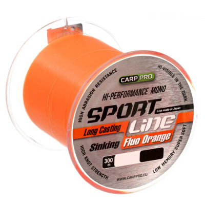 Леска Carp Pro Sport Line Fluo Orange 300м 0,265мм