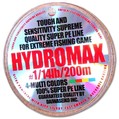 Плетёная леска Daiwa Hydromax 200m #3-32lb