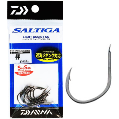 Крючки с поводком Daiwa Saltiga Light Assist SS 2/0