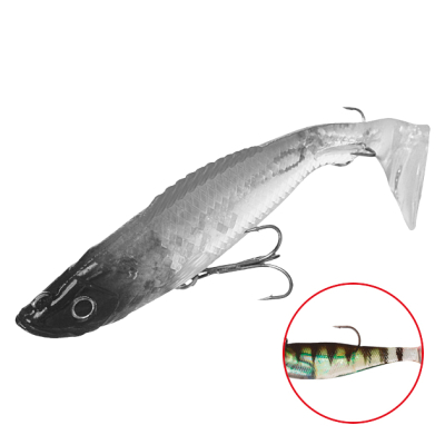 Силиконовая приманка оснащенная Mikado Crystal Fish WXH-59-12см цв. 87 (1уп.-2шт.)