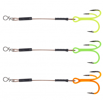 Монтаж Balzer Shirasu Stinger Rig UV 1х7 7,5 см #4 (уп.3 шт) (16103 504)