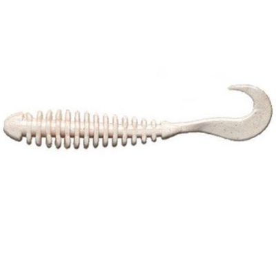 Твистер Berkley Gulp! SW Pulse Worm 4" цв. White Glow