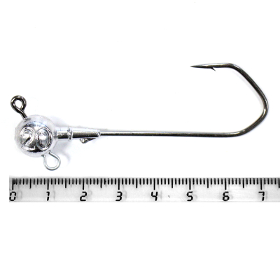 Призёр джиг-головка с ухом для поводка на крючке 6/0 3 шт. 20 гр.