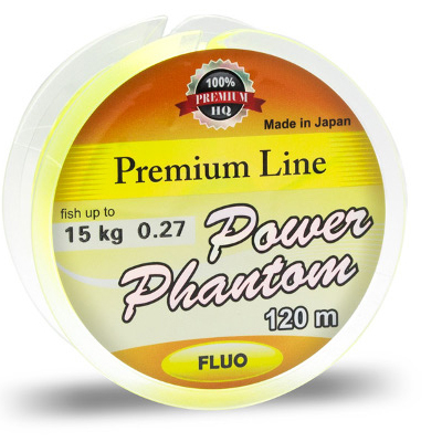 Леска Power Phantom FLUO 120m 0,18mm