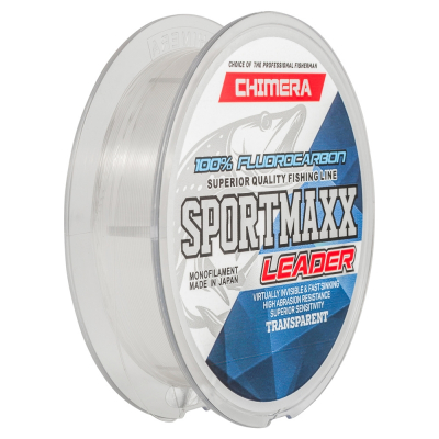 Леска Chimera Sportmaxx 100% Fluorocarbon Super Soft Transparent 25m # 0.21