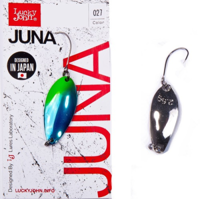 Блесна колеблющаяся Lucky John Juna 30мм 2.5гр. цв. 027